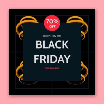 Free black friday template