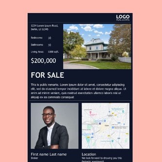 Free real estate – email marketing template