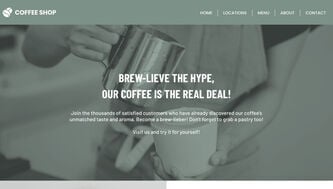 Website Coffee Shop
