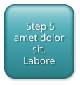 Step 5 amet dolor sit.  Labore