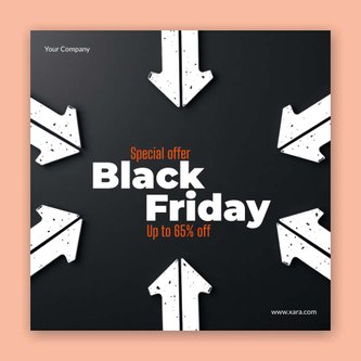Free black friday template
