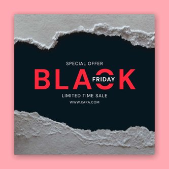 Free black friday template