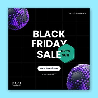 Free black friday template
