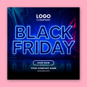 Free black friday template