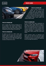 Free booklet  car dealer template