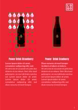 Free booklet  energy drink template