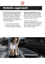 Free booklet  fitness template