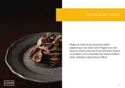 Free booklet  restaurant template