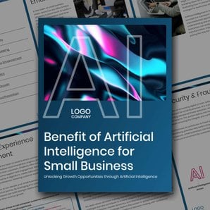 Free brochure – benefits of ai template