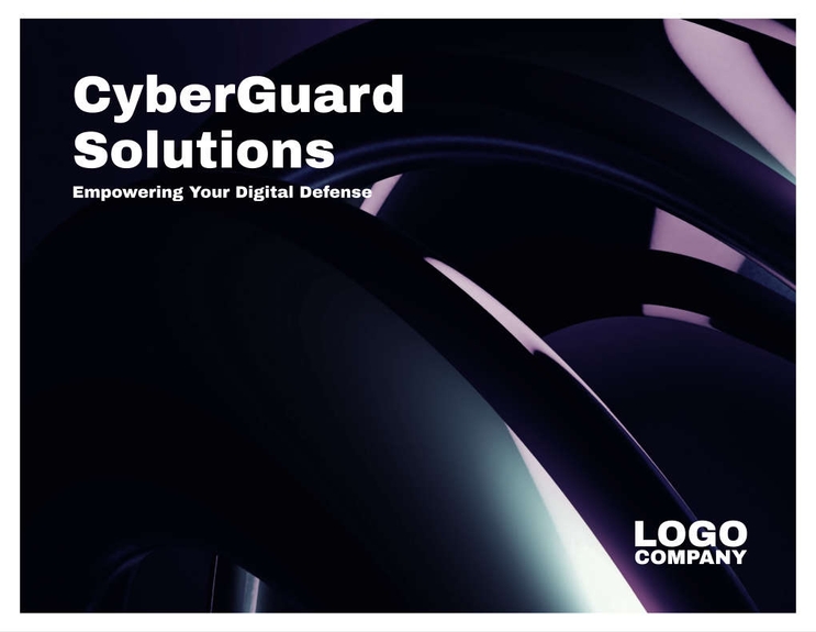 Free brochure – cyber security template