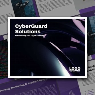 Free brochure – cyber security template