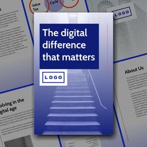 Free brochure – digital consulting template