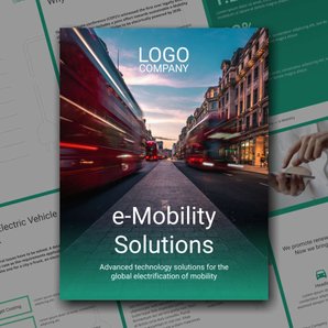 Free brochure – e-mobility template