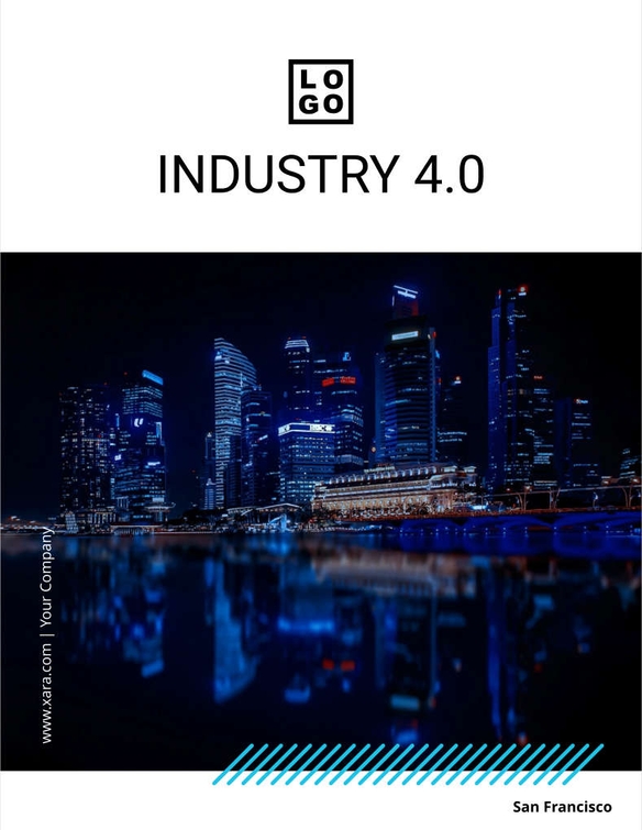 Free brochure – industry 4.0 template