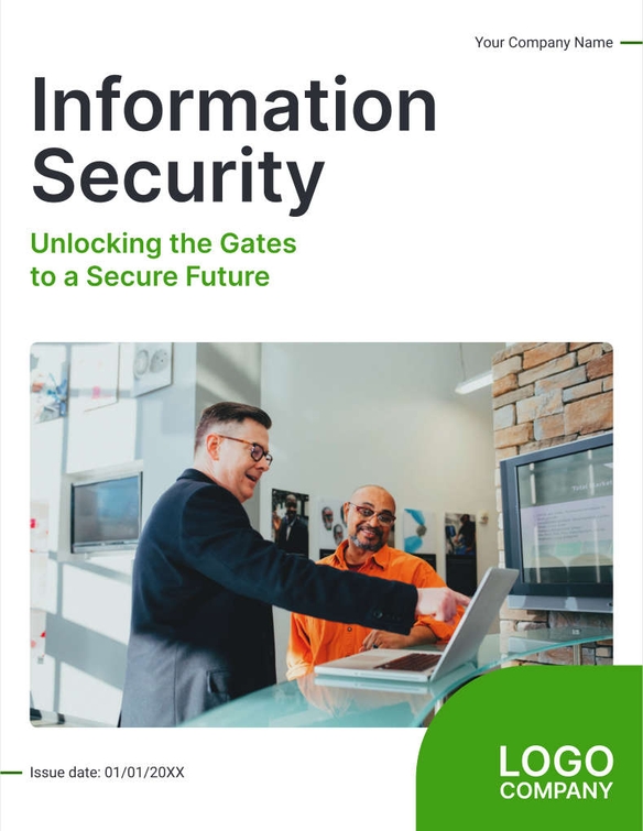 Free brochure – information security template