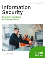 Free brochure – information security template