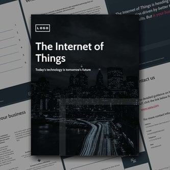 Free brochure – internet of things template