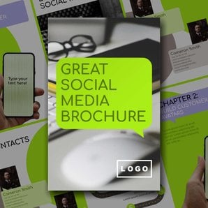 Free brochure – social media strategy template