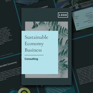 Free brochure – sustainability template