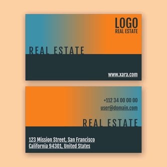 Free business card template