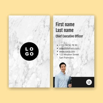 Free business card template