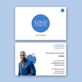 Free business card template