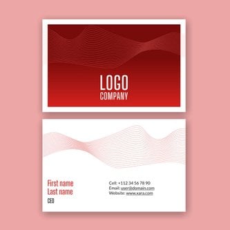 Free business card template