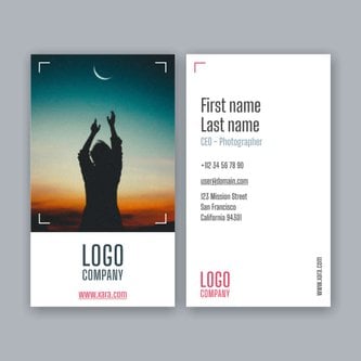 Free business card template