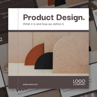 Free carousel  product design template