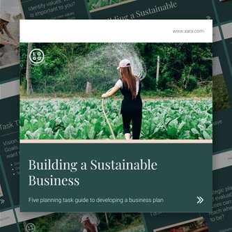 Free carousel  sustainable business template