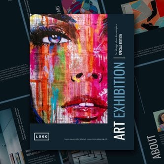 Free catalog  art gallery template