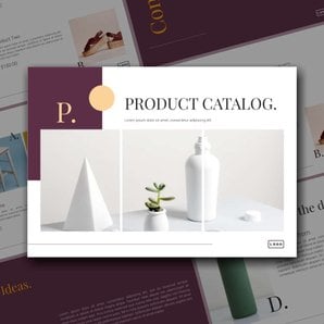 Free catalog  product template