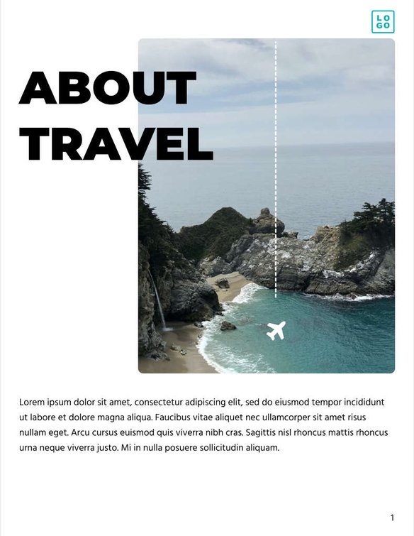 Free catalog  travel template