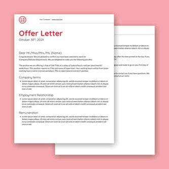 Free contract template