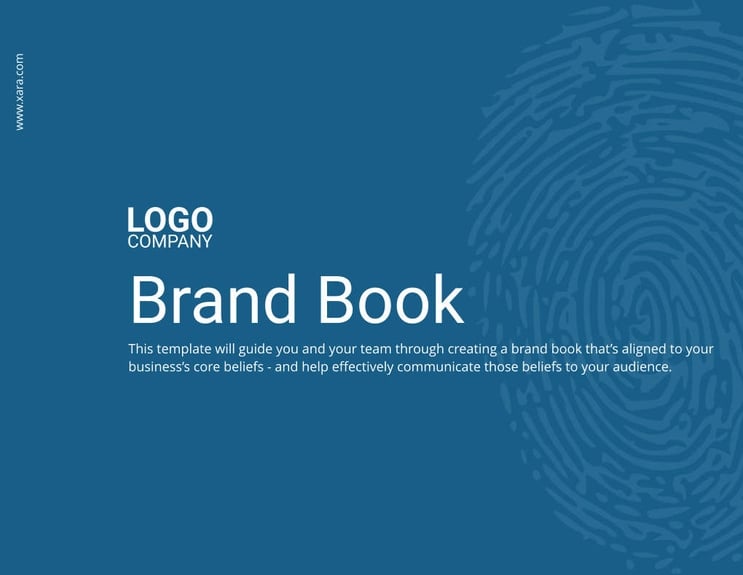 Free e-books  basic brand book template