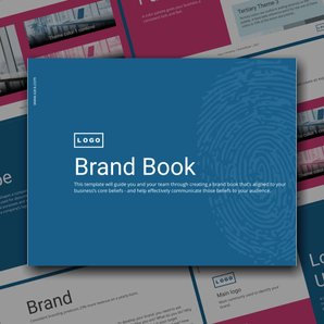 Free e-books  basic brand book template