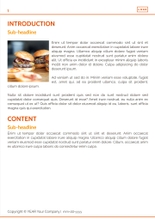 Free e-books  food delivery service template