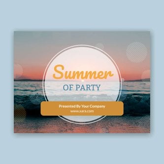 Free e-card template