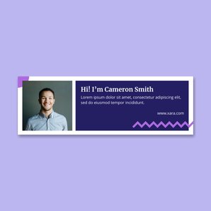 Free email header template