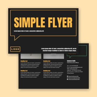 Free flyer template