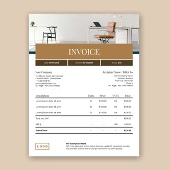 Free invoice template