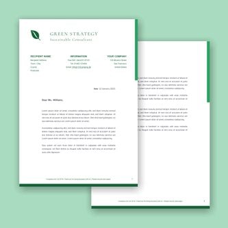 Free letterhead template