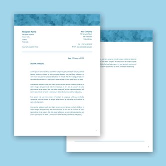 Free letterhead template