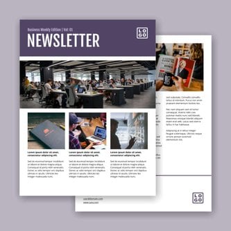 Free newsletter template