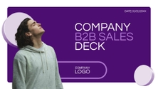 Free presentation   b2b sales deck template