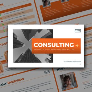 Free presentation bold business template