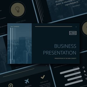 Free presentation business template