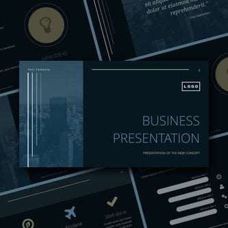 Free presentation  business template