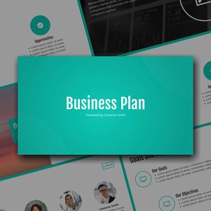 Free presentation business plan template