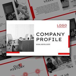 Free presentation   company profile template